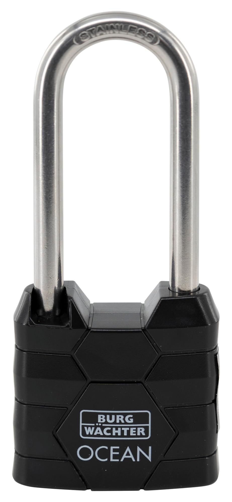 Burg Wächter 42171 Padlock Ocean 490 Ni HB 40 65 SB, Black