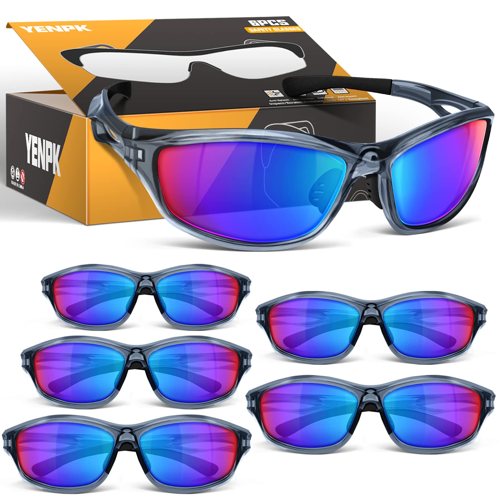 Tanning Goggles 4-Pack – Impact-Resistant UV Protective Eyewear With Foam Padding, Scratch-Resistant Lenses & Storage Bags For Sunbeds And Light Therapy