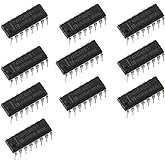 Bridgold 10pcs 74HC4051 8-Channel Analog Multiplexer Signal Splitter,16-DIP