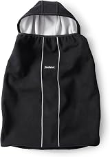 BabyBjörn Baby Carrier Cover Black Detachable Hood Windproof Water Resistant view 2
