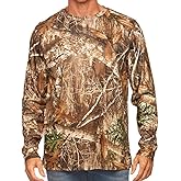 Realtree Men's Essential Camo Lightweight Performance Long Sleeve Shirt