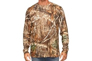 COLOSSEUM Realtree Men's Essential Camo Lightweight Performance Long Sleeve Shirt