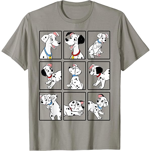 Amazon.com: Disney 101 Dalmatians Group Shot Puppies T-Shirt