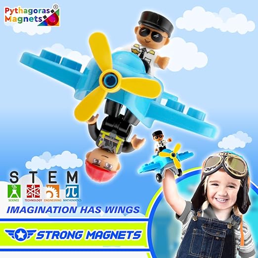 magna tiles airplane