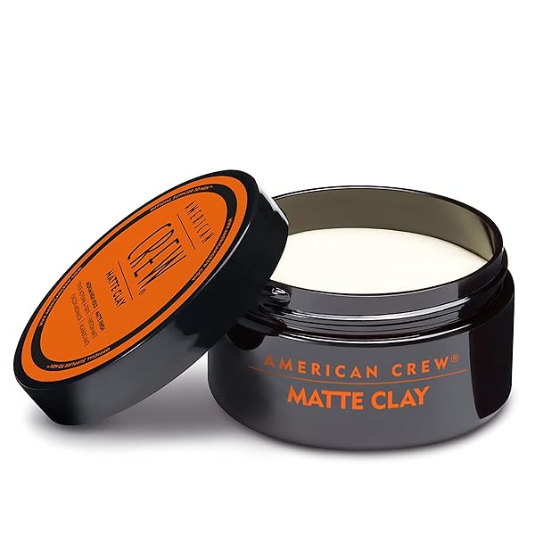 AMERICAN CREW MEN’S HAIR MATTE CLAY, LIKE HAIR GEL WITH MEDIUM/HIGH HOLD, 3 OZ