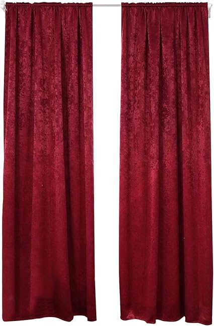 Amazon De Woltu Vh5887bd 2 2er Set Gardinen Vorhange Blickdicht Mit Krauselband 270g M2 Schwere