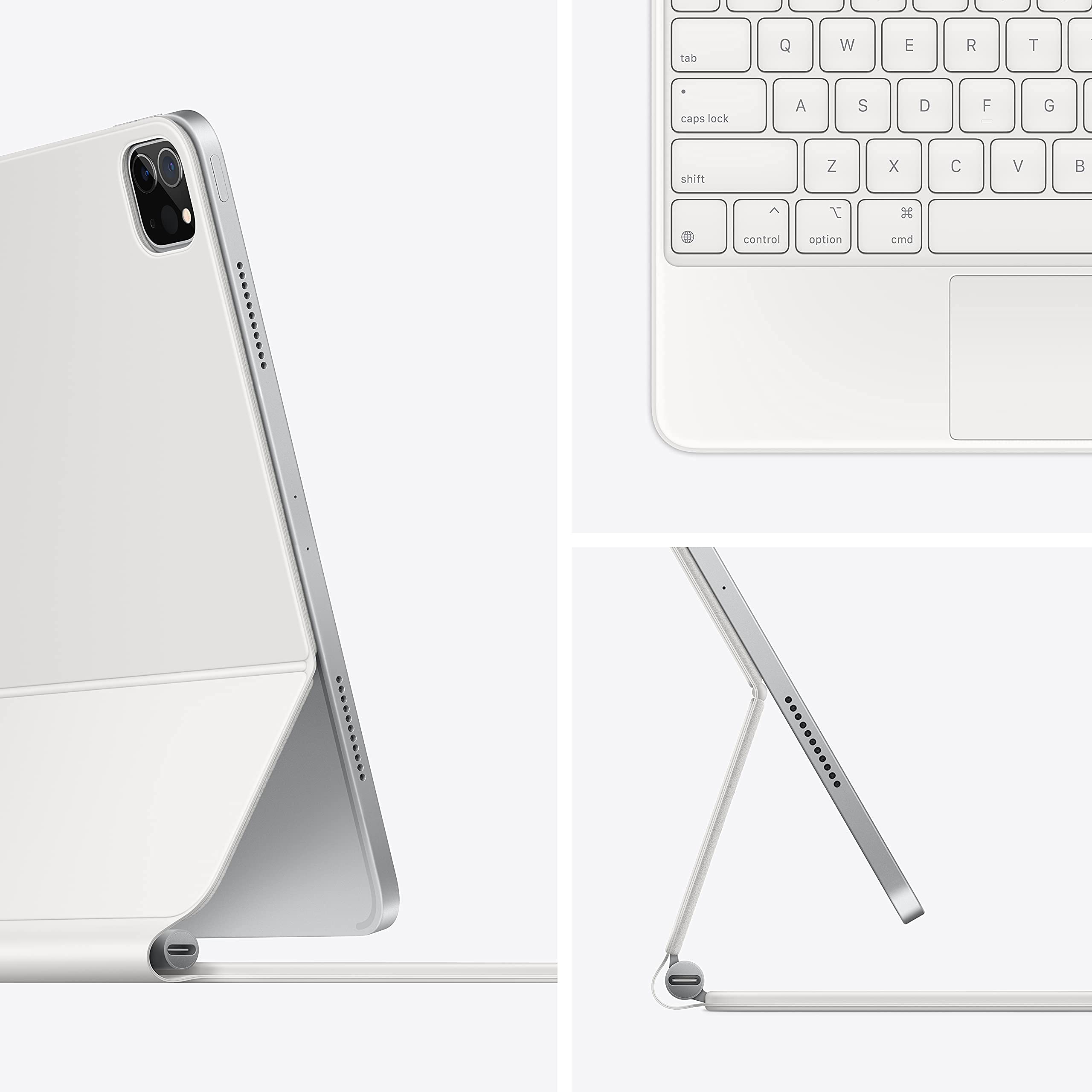 Apple Magic Keyboard for 12.9-inch iPad Pro 3rd Gen, 4th Gen, & 5th Gen - Black (Renewed)