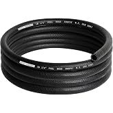 EVIL ENERGY 1/4 Fuel Hose Line Push Lock NBR Rubber SAE 30R7 10FT 300PSI | NBR Rubber with Polyester Braid, -40&deg;F to 257&deg;F, Oil and Wear Resistant, Compatible with Diesel, Oil, Gasoline, Biodiesel