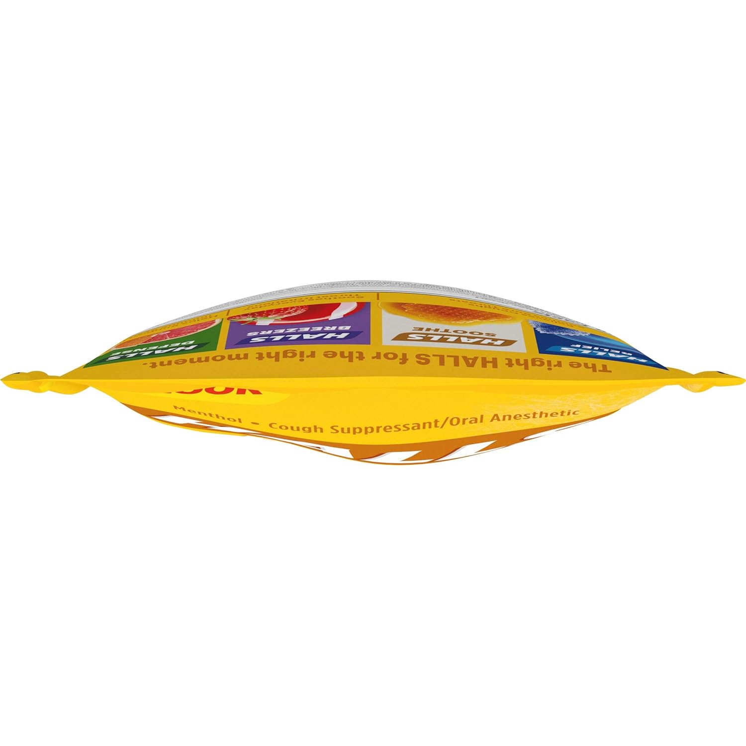 HALLS Relief Honey Lemon Flavor Cough Drops, 1 Bag (30 Total Drops) : Grocery & Gourmet Food