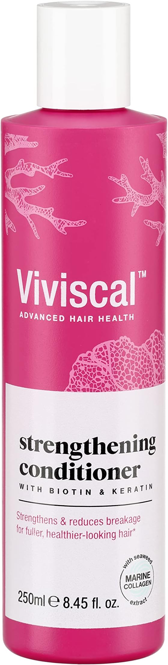 Viviscal Strengthening Conditioner 250ml Biotin Keratin Marine Collagen Hair