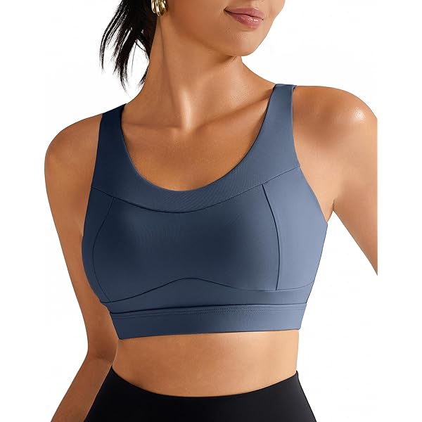 90 Degree By Reflex Long Line Sports Bra Racerback Workout Medium