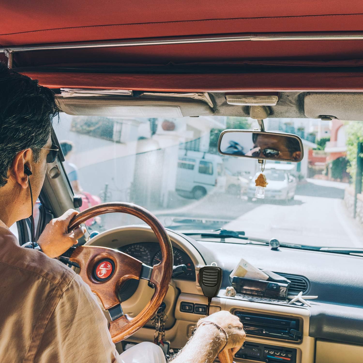 Radioddity CB-27 CB Radio Mobile 40-Channel, AM Instant Emergency Channel 9/19, RF Gain with Removable Microphone: Automotive