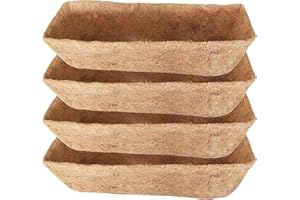 Coconut Liners for Planters 4PCS 24 Inch Coconut Planter Liners Breathable Coconut Fibre Flower Basket Liners Planter Liner P