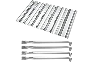 Grill Replacement Parts for Napoleon LEX 485/605/730 Series, Stainless Steel Heat Plate Shields and Grill Burners for Napoleo