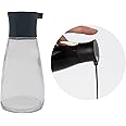 Excelity Cruet Dispenser Set for Olive Oil Vinegar Soy Sauce with Elegant Glass Bottle Kitchen Cooking Barbecue Tool
