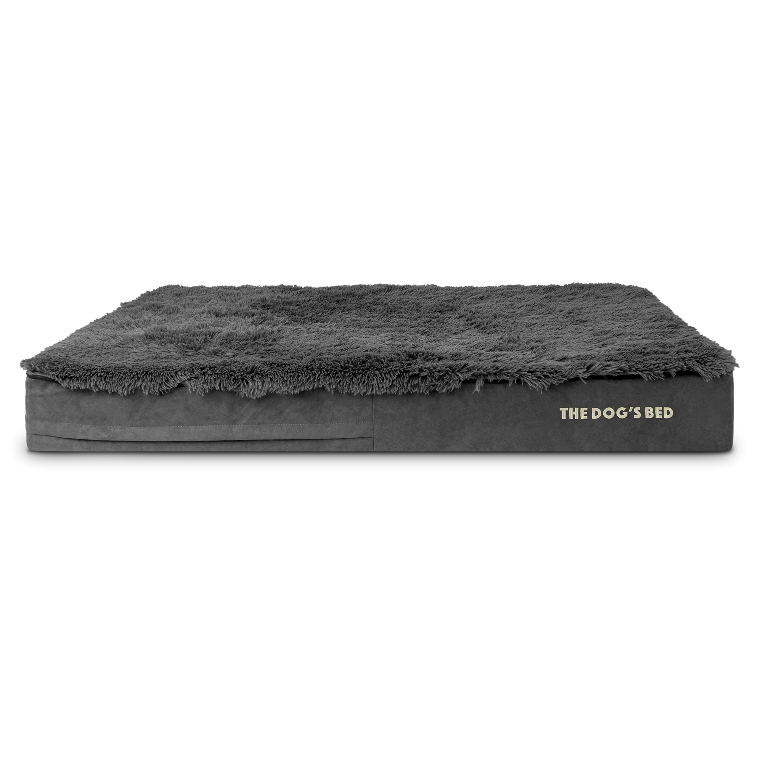 The Dog’s Bed Cover – Replacement Cover, Grey Fur, XXL, 15cm — image 1
