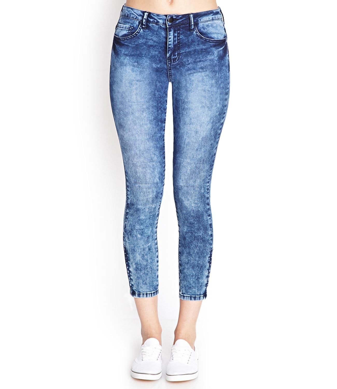 ansh fashion wear women's denim jeans - contemporary regular fit cloud wash denims for women