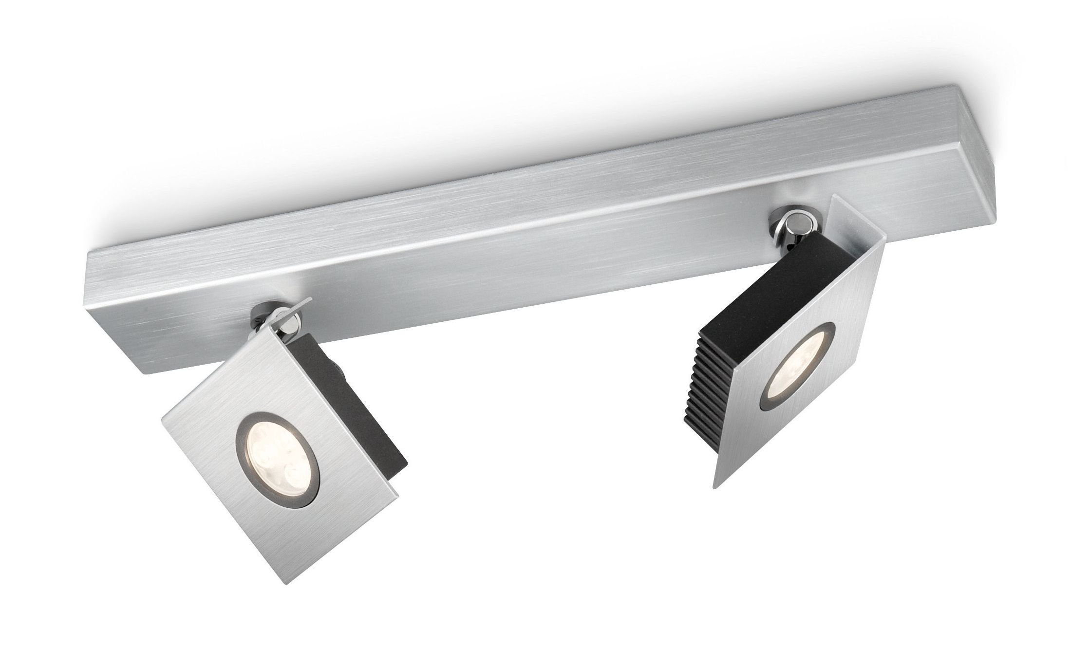 Philips 564323116 LED Ledino Ceiling Light 2 x 7.5 W Metallic