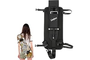 LISEFURE Skateboard Shoulder Carrier Strap With Adjustable Straps - Carry Bag Backpack for Skateboards