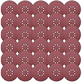 9 Inch 8 Hole Sanding Discs, ZEHIQ Hook & Loop Sandpaper, 240 Grit Grinding Abrasive Sanding Paper for Powe Drywall Sander Wo
