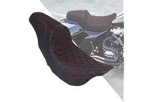 HDBUBALUS Motocycle Seat Driver & Passenger Seat Fit For Harley Touring Road King Street Glide Road Glide Electra Glide 2009-