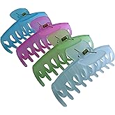 MaryLavender Hair Clip Big Hair Claw Clips for Women and Girls, Non-Slip Strong Hold Tortoise Banana Hair Jaw Clips for Thick Hair 4 pcs