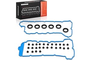 A-Premium Engine Valve Cover Gasket Kit Compatible with Chevy GMC Cadillac Buick - 2008-2017 - Equinox, Terrain, Impala, Cama