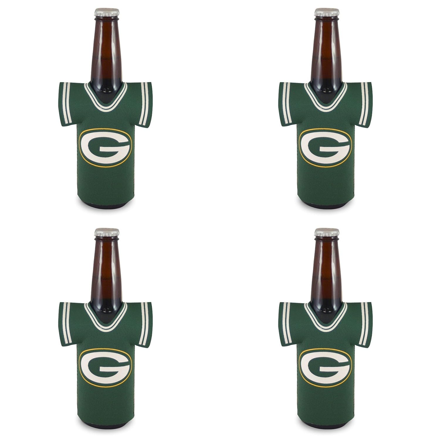 Nfl Green Bay Packers Jersey Bottle Koozie 4 Pack Sports Outdoors Svcst Org
