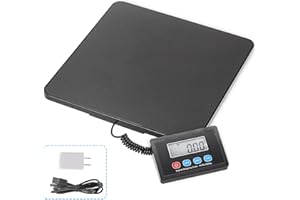 P PBAUTOS 440 LBS Digital Postal Scale, Commercial Weight Scale, Shipping Scale for Packages with 3 Weighing Modes, Tare & Ho