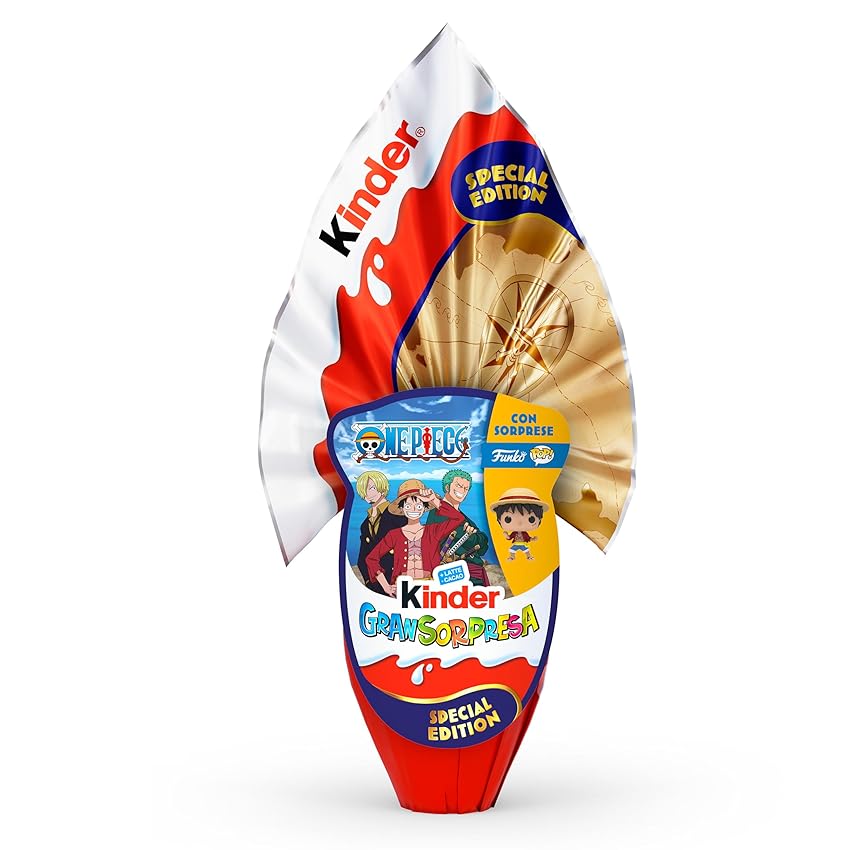 Kinder GranSorpresa Maxi One Piece, Uovo di Pasqua Kinder 2026 di Finissimo Cioccolato
