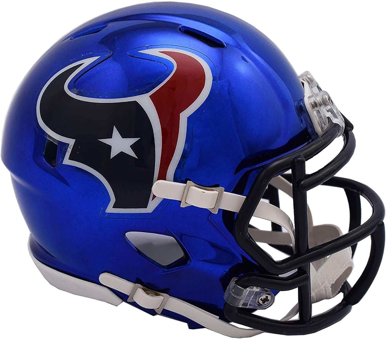 NFL Mini Helmets Riddell Houston Texans Chrome Alternate Speed Mini