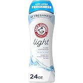 ARM &amp; HAMMER Light Laundry Scent Booster, Crisp Clean Scent, 24 Oz | In-Wash Laundry Fragrance, No Heavy Perfumes, No Dyes, No Parabens, Laundry Additive