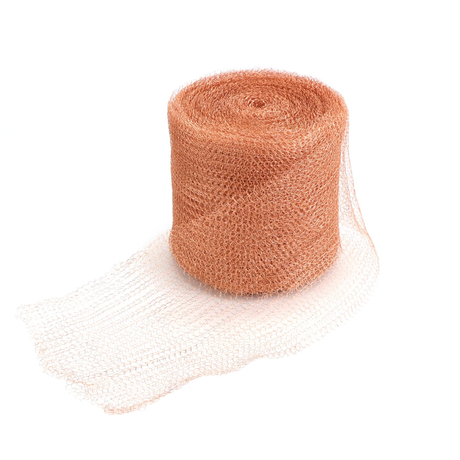 QWORK® Copper Mesh Slug and Snail Control,5Inches X 78 Feet, Pure Copper Mesh Roll for Indoors&Outdoor, Garden