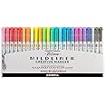Zebra Pen Mildliner Double-Ended Highlighter Set, Broad and Fine Point Tips, Ideal for Bible Highlighting, No Bleed, Assorted Ink Colors, 25-Pack (78525)