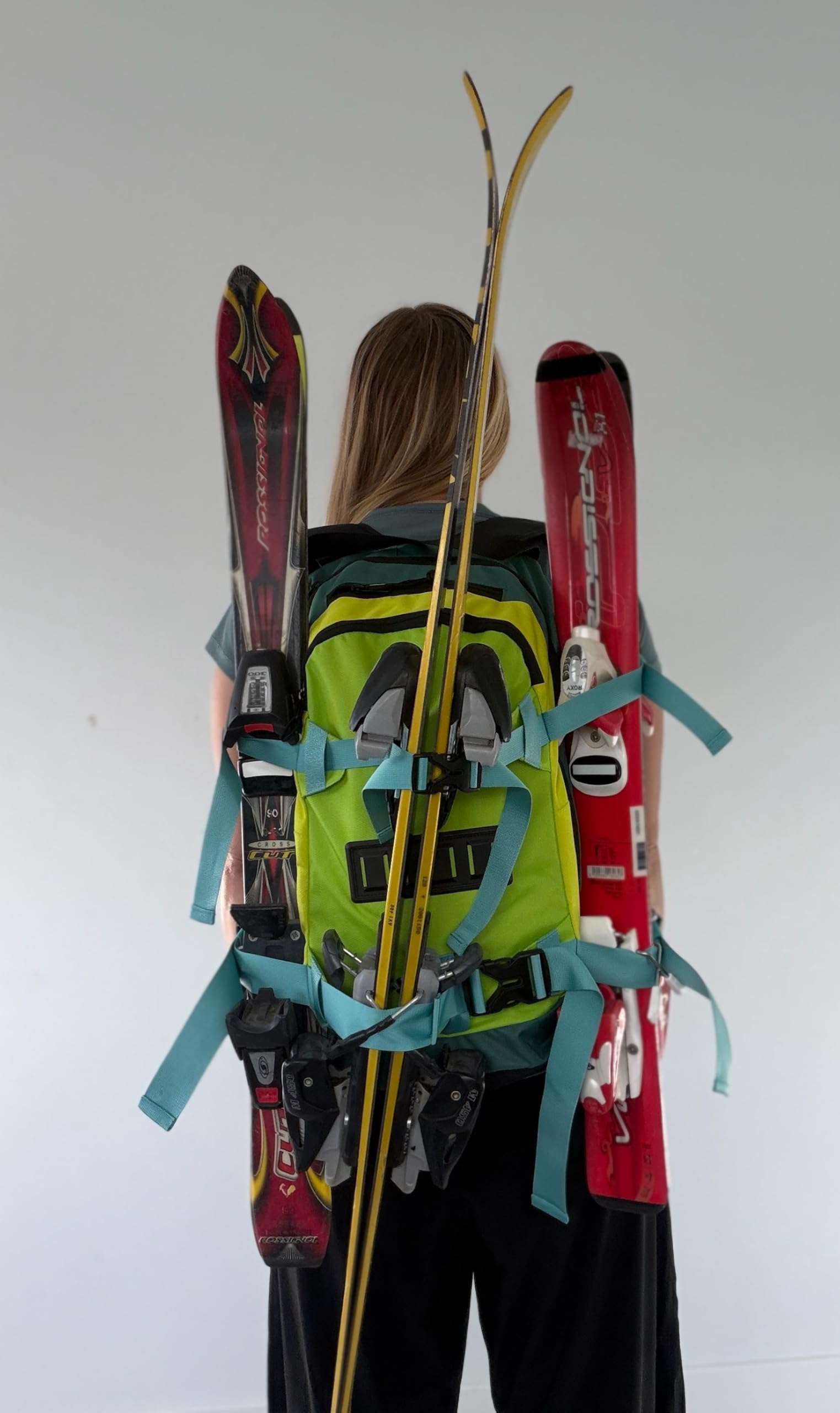 Photo 1 of Ski Squad Quad: Multi Ski Carrying Family Backpack 2nd Generation. 5 year Warranty (Tree Run)