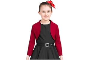 BlackButterfly Kids Tailored 3/4 Sleeve Childrens Girls Bolero