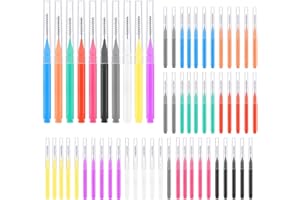 lanjue 100 Pcs Interdental Brushes, 6 Sizes Braces Flossers for Cleaner Braces Brush Soft Dental Brushes Toothpicks Dental Floss Picks Dental for Braces Oral Cleaning(10 Colors)