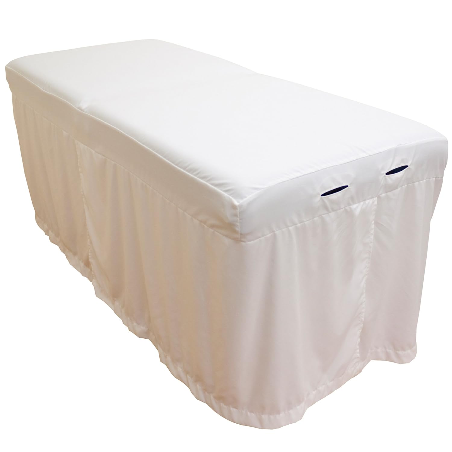 Lightweight Microfiber Massage Table Skirt by Body Linen - White : Beauty