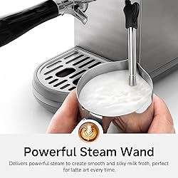 HiBREW Espresso Machine 20 Bar, Semi-Automatic