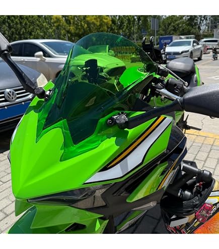 Amazon.com: Puig Racing Screen Kawasaki Ninja 400 18' C/Carbon