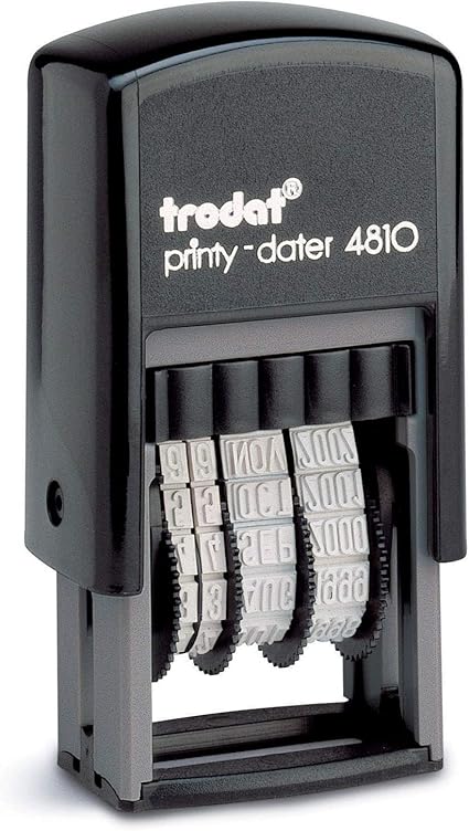 Tampon Dateur Trodat Printy 4810 Date En Francais Encrage Automatique Noire Rechargeable Format De L Impression 20 X 3 8 Mm Amazon Fr Fournitures De Bureau Tampon Dateur Trodat Printy 4810 Date En Francais Encrage Automatique Noire Rechargeable Format De L Impression 20 X 3 8 Mm Amazon Fr Fournitures De Bureau