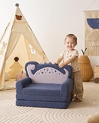 Blissful Diary Kids Couch, 2-in-1 Soft Toddler