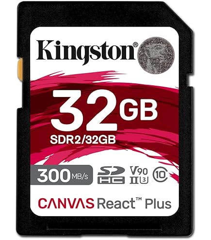 Amazon.com: Kingston Canvas React Plus 64GB SD Card | SDXC UHS-II