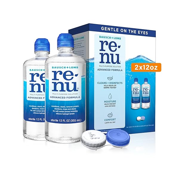 RENU CONTACT LENS SOLUTION ADVANCED FORMULA MULTIPURPOSE LENS...