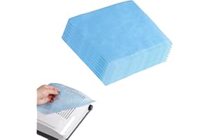 ZUJIACUN 200 Sheets Nail Dust Collector Filter Paper, Dust Cleaner Replacement Filter Paper for Most Nail Dust Fan Extractor 