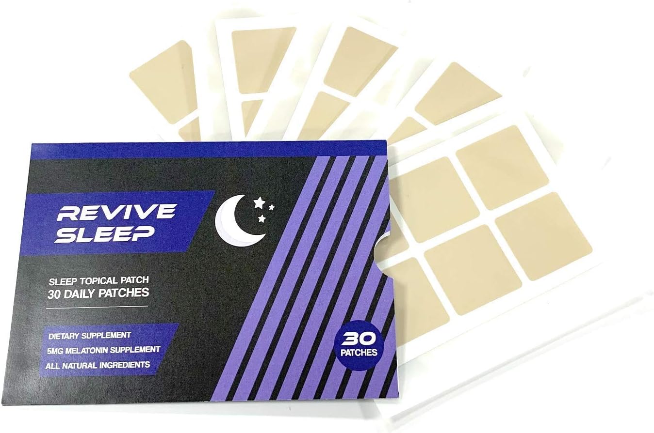 Revive Sleep Patches (30 Pack) - Enjoy a Relaxing Night Sleep Every Night, 30 Count (Pack of 1)