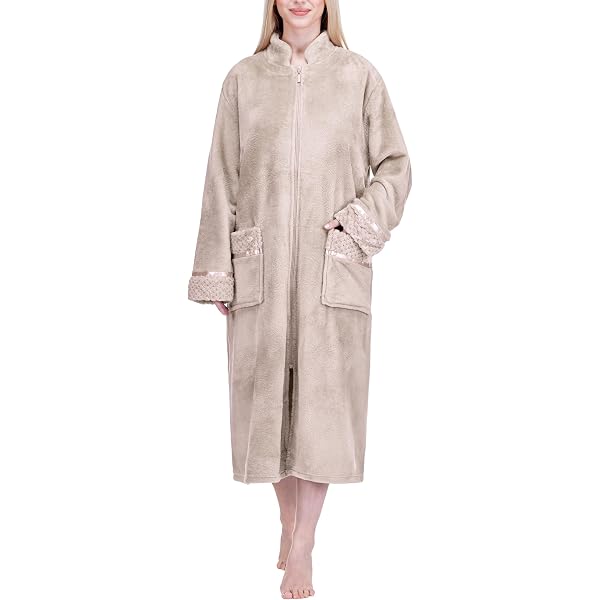 knee length dresses for ladies Pink Fluffy Dressing Gown – The Oodie main image 1