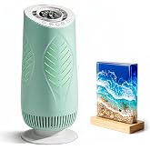 Resiners AirPure Air Purifier with H13 True HEPA Filter for Epoxy Resin | Real-Time TVOC Display, Auto Mode, Real-Time Temp &amp; Humidity Display, Applicable space 151-344 ft&sup2;/14-32 m&sup2;
