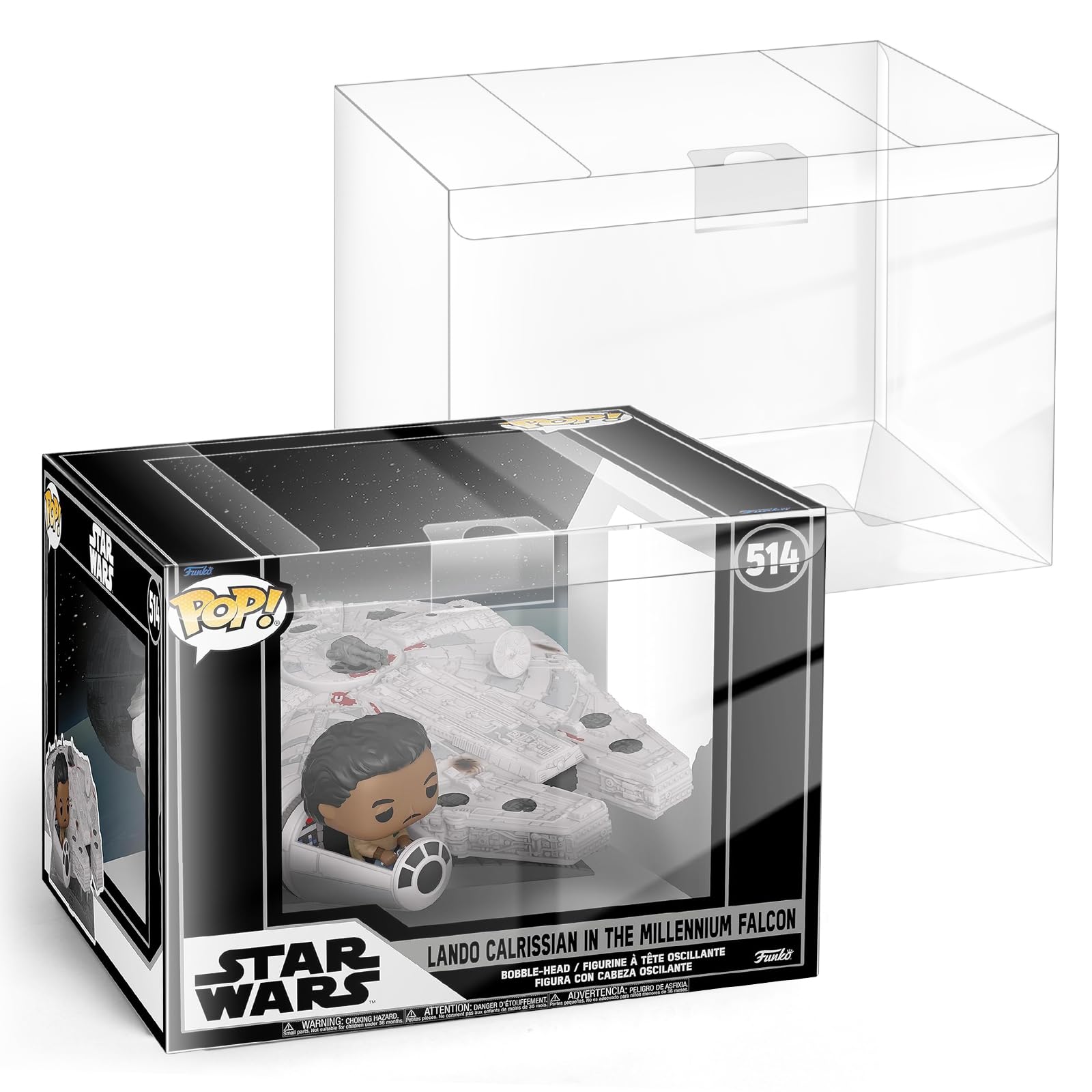 Photo 1 of Protectors Plastic Display Case Compatible with Funko Pop Rides Series, Moments and Towns, 0.50mm Thickness (3 Pack)