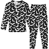 Pajama Sets 2-Piece Pjs Long Sleeves Cotton Top and Pants Sleep Wear